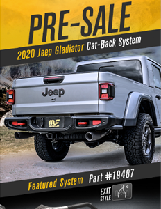 Image of  2020 Jeep Gladiator Cat-back Exhaust Systems PDF for download
