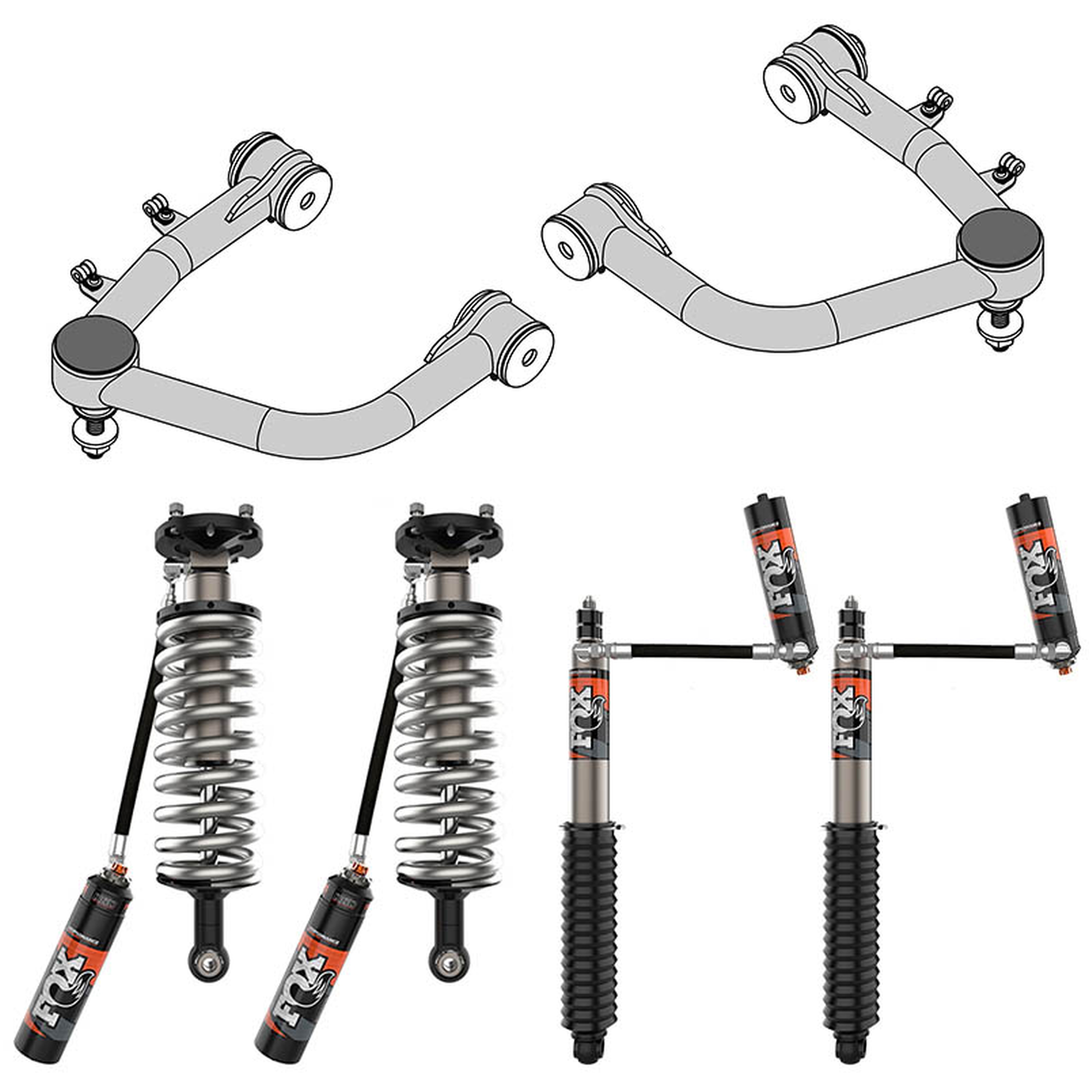 Tundra リバイズド 2 Inch Lift Kit | FOX 2.0 Snap Ring Strut | Toyota Tundra